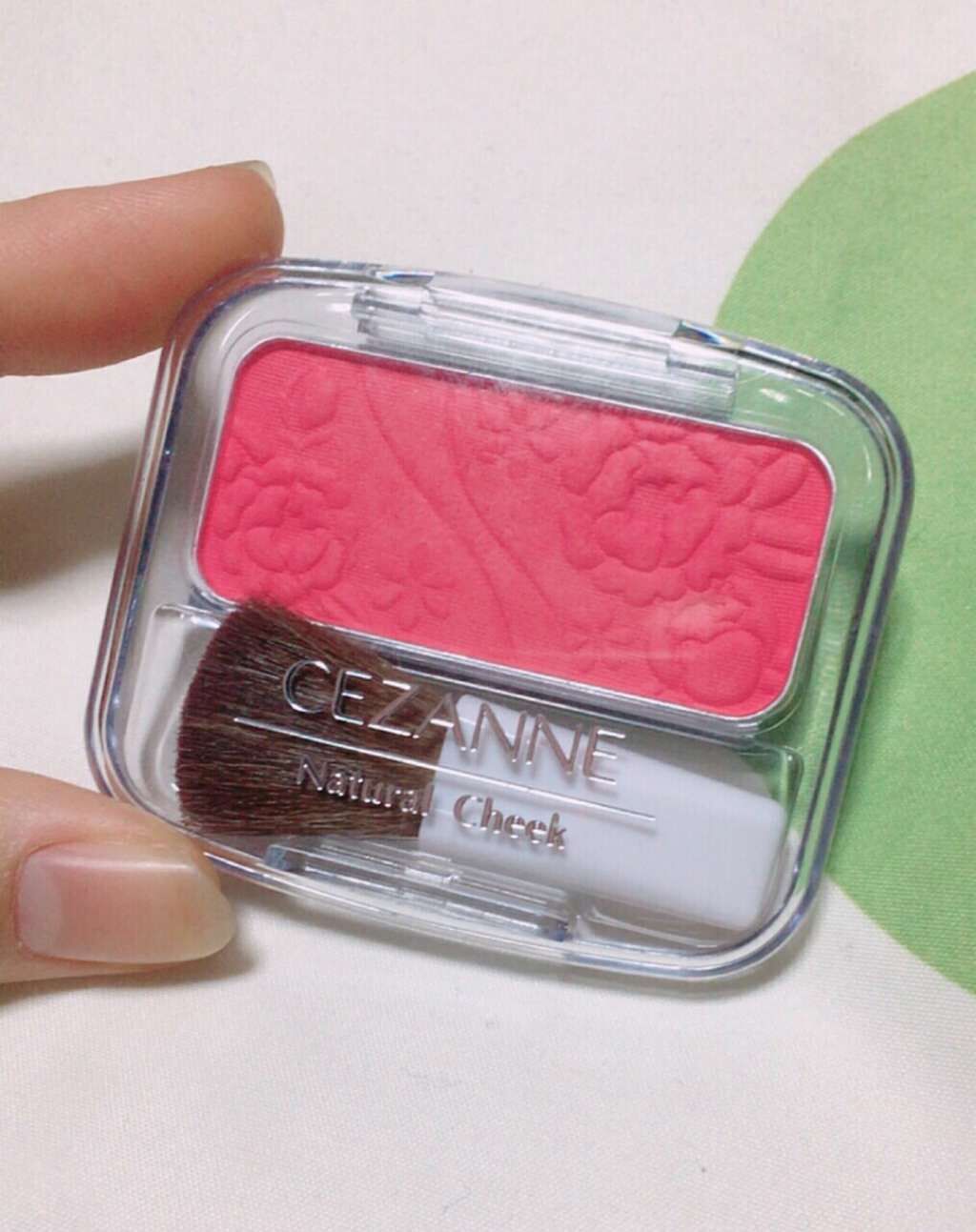 ナチュラル チークN/CEZANNE/パウダーチークを使ったクチコミ(1枚目)