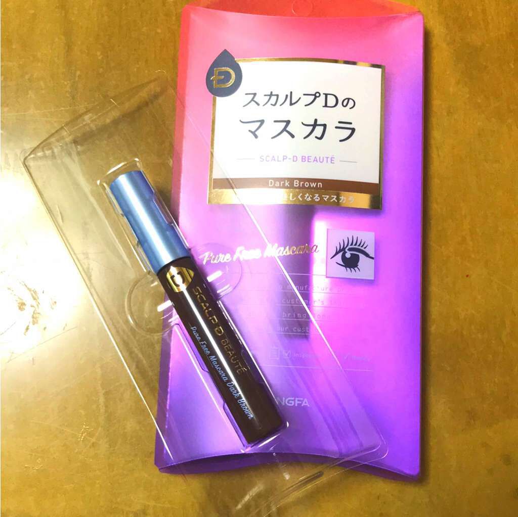 スカルプD ボーテ ピュアフリーマスカラ(ロング)/アンファー(スカルプD)/マスカラを使ったクチコミ（1枚目）