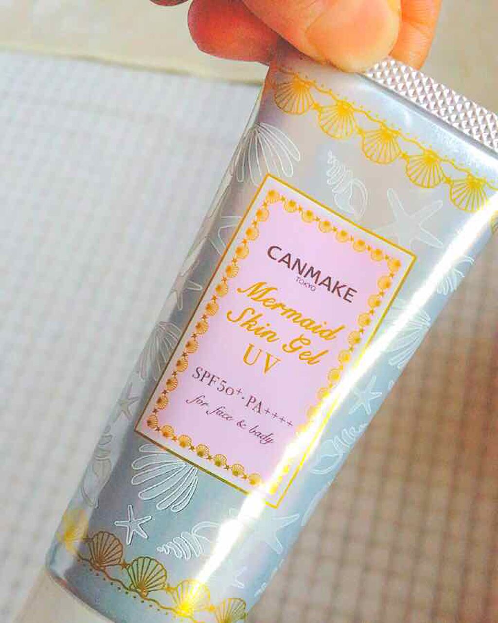 マーメイドスキンジェルUV/キャンメイク/日焼け止めジェルを使ったクチコミ(1枚目)