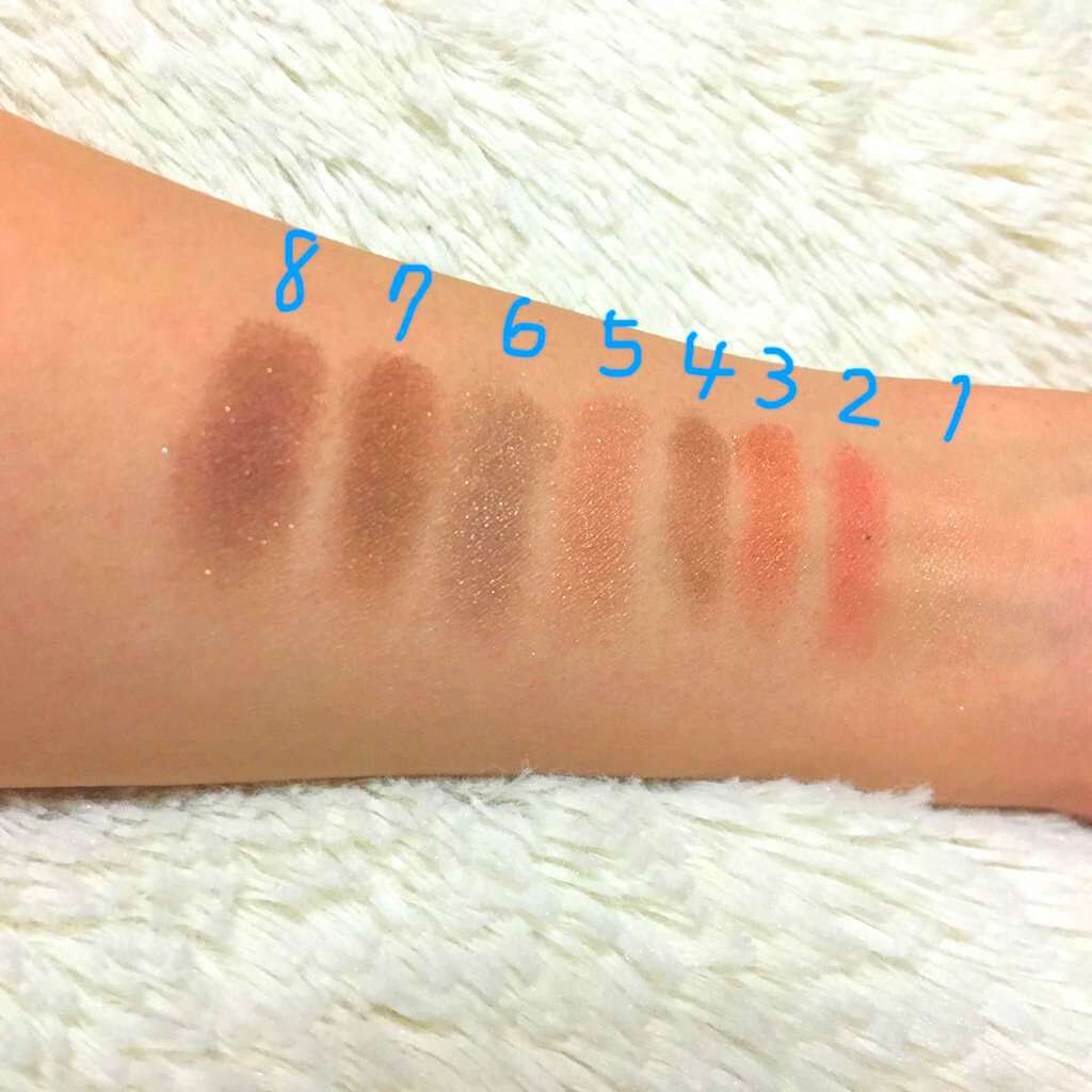 グラマラスヌード アイパレット (クリスマスコフレ 2017)/Visée/メイクアップキットを使ったクチコミ(3枚目)