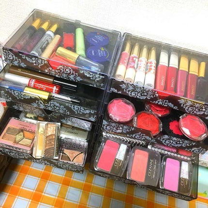 3段式クリアーケース/DAISO/その他化粧小物を使ったクチコミ(3枚目)