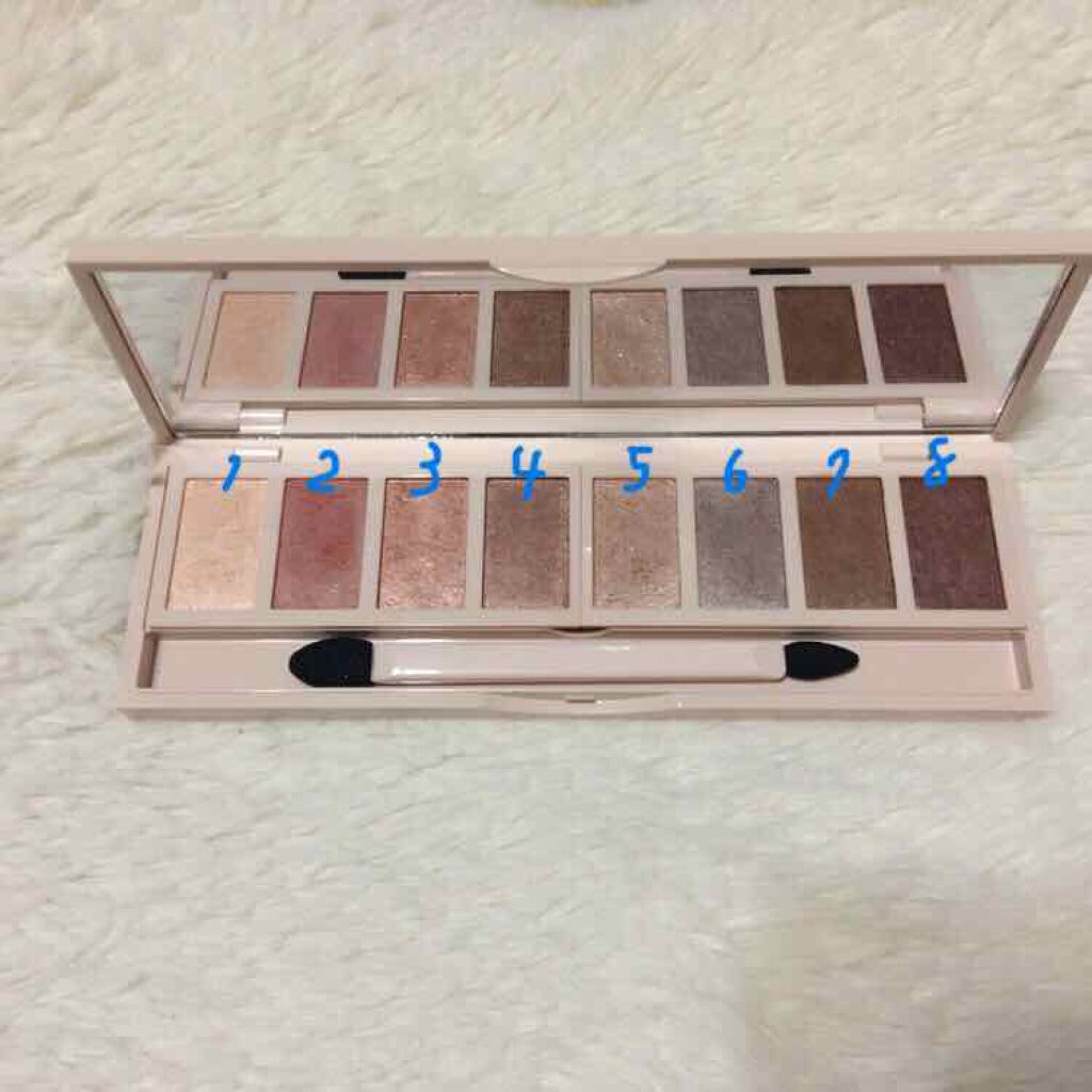 グラマラスヌード アイパレット (クリスマスコフレ 2017)/Visée/メイクアップキットを使ったクチコミ(2枚目)