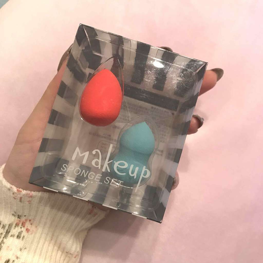 Makeup SPONGE SET/3COINS/パフ・スポンジを使ったクチコミ(1枚目)