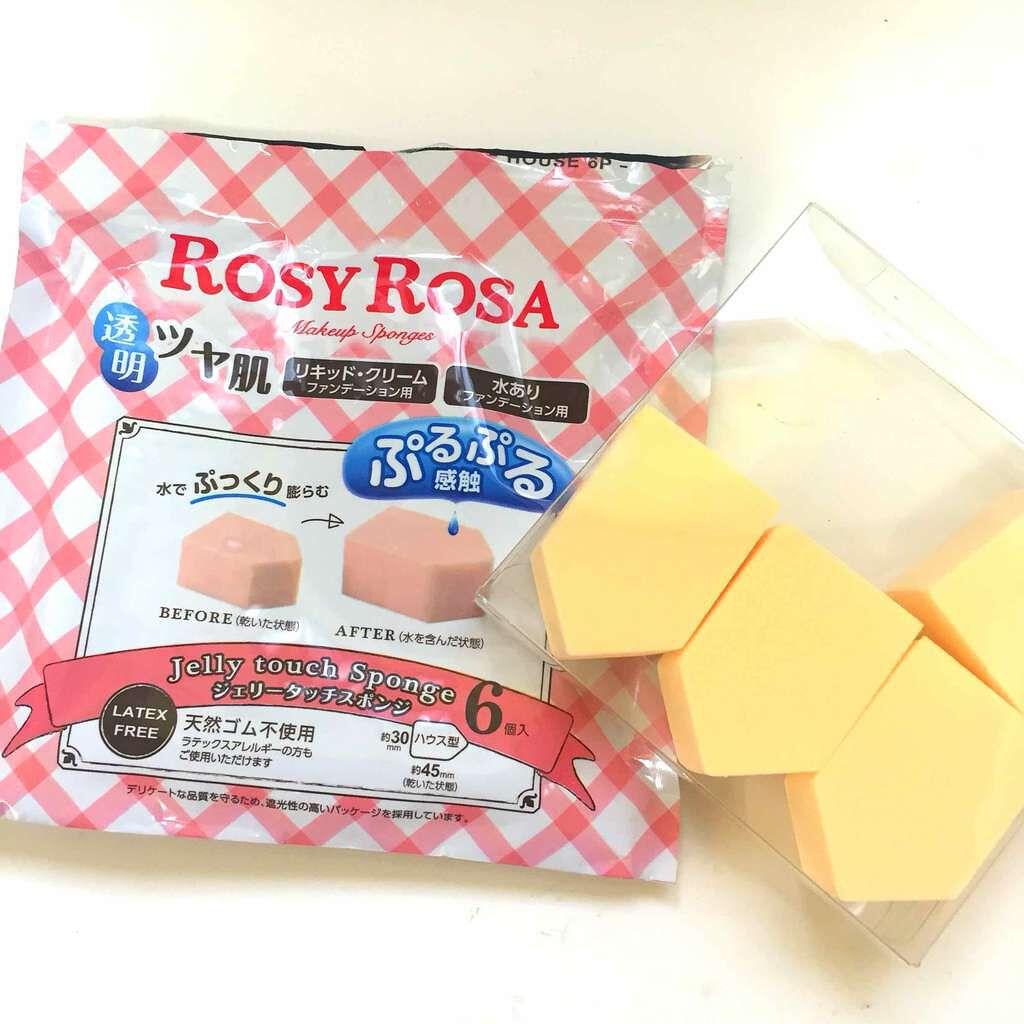 ジェリータッチスポンジ ハウス型/ロージーローザ/パフ・スポンジを使ったクチコミ(1枚目)