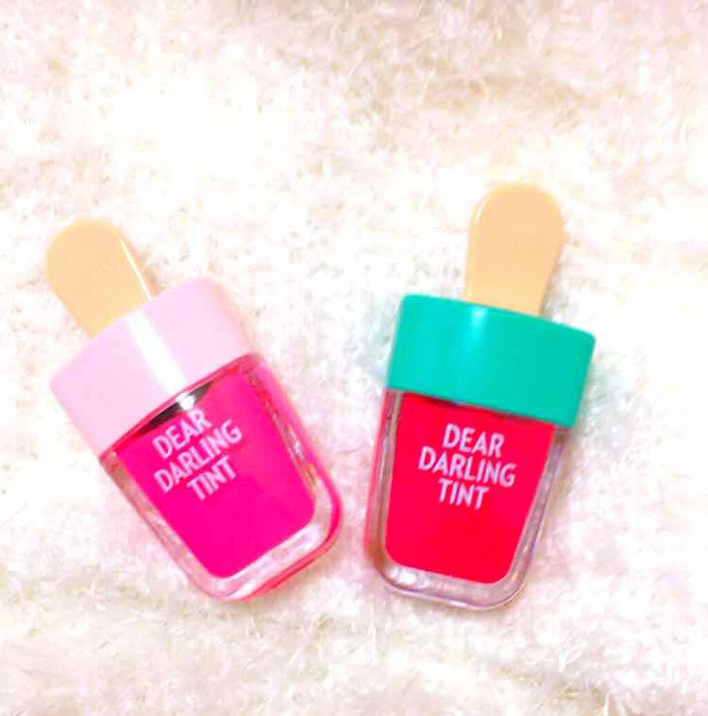 ディアダーリン ウォータージェルティント (アイスティント)/ETUDE/口紅を使ったクチコミ(1枚目)