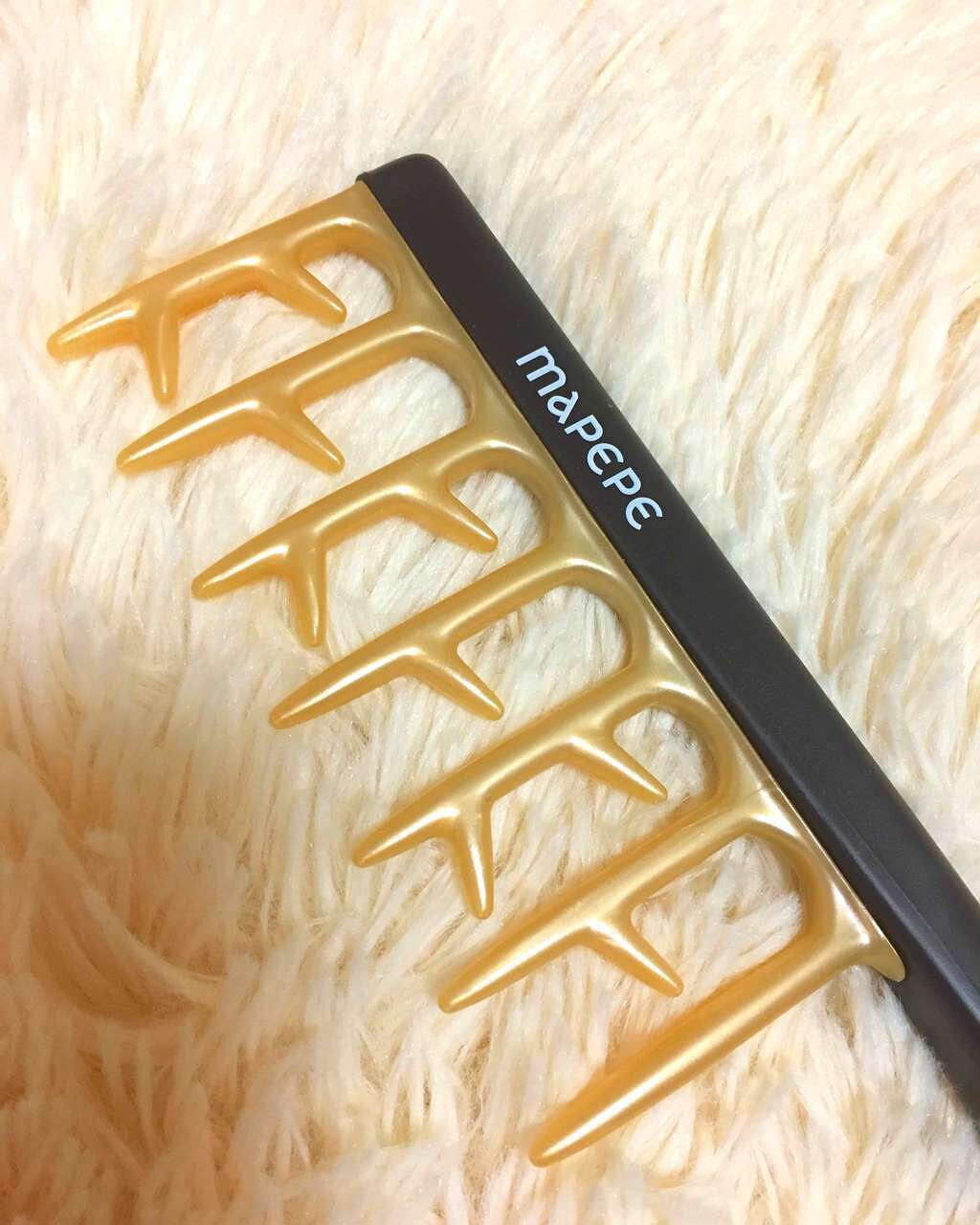 無造作スタイリングコーム/マペペ/ヘアブラシを使ったクチコミ(3枚目)