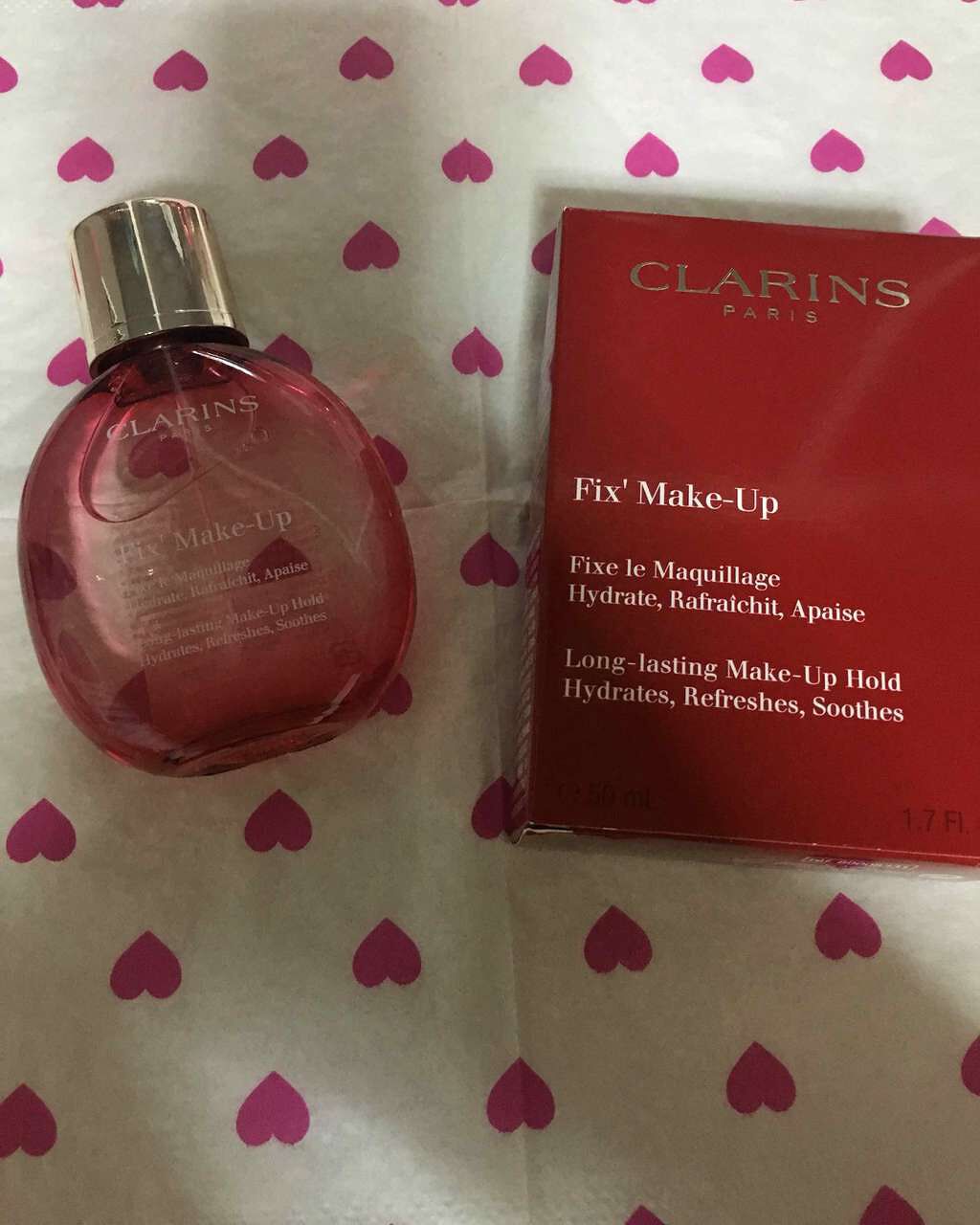 フィックス メイクアップ/CLARINS/ミスト状化粧水を使ったクチコミ(1枚目)