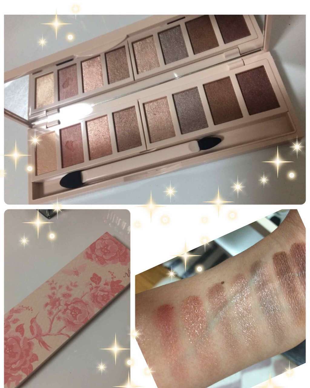 グラマラスヌード アイパレット (クリスマスコフレ 2017)/Visée/メイクアップキットを使ったクチコミ(1枚目)