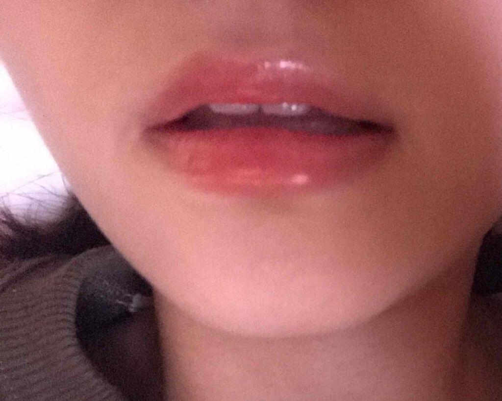 花飴バーム/舞妓はん/リップグロスを使ったクチコミ(3枚目)