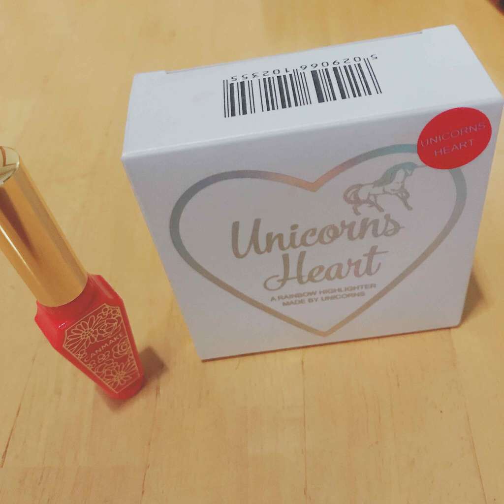 ハートハイライター ユニコーンハート/MAKEUP REVOLUTION/パウダーハイライトを使ったクチコミ（1枚目）