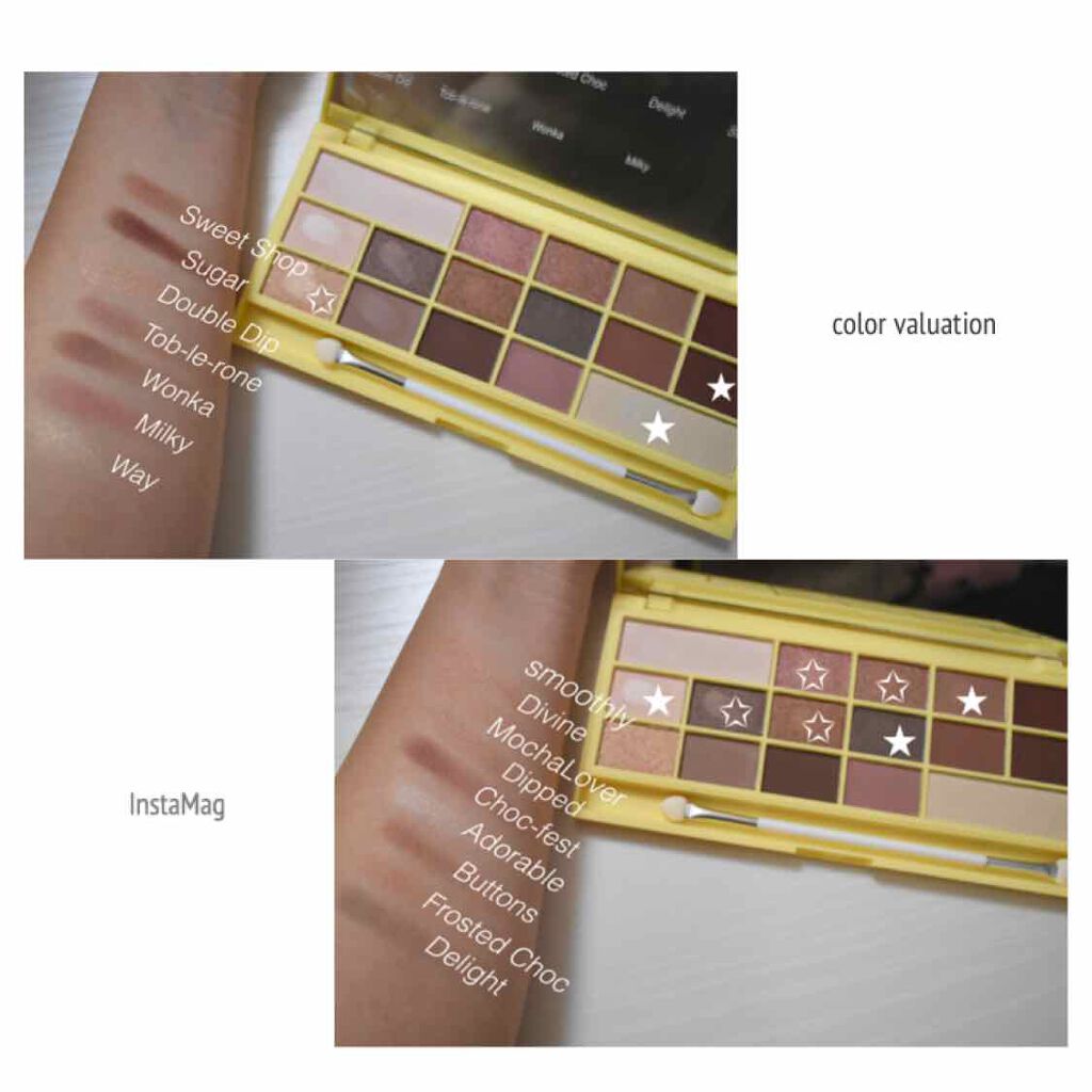 アイラブチョコレート/MAKEUP REVOLUTION/アイシャドウパレットを使ったクチコミ(2枚目)