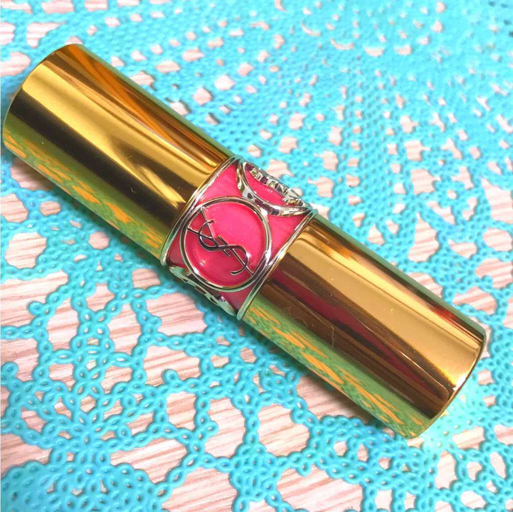 ルージュ ヴォリュプテ シャイン/YVES SAINT LAURENT BEAUTE/口紅を使ったクチコミ(1枚目)