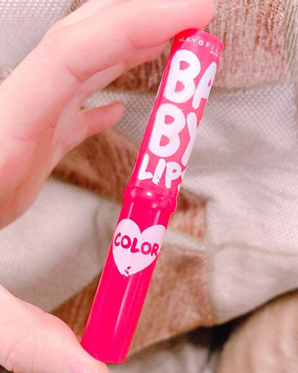 リップクリーム カラー BABY LIPS/MAYBELLINE NEW YORK/リップケアを使ったクチコミ(2枚目)