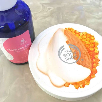 ボディバター アーモンドミルク&ハニー/THE BODY SHOP/ボディクリームを使ったクチコミ(1枚目)