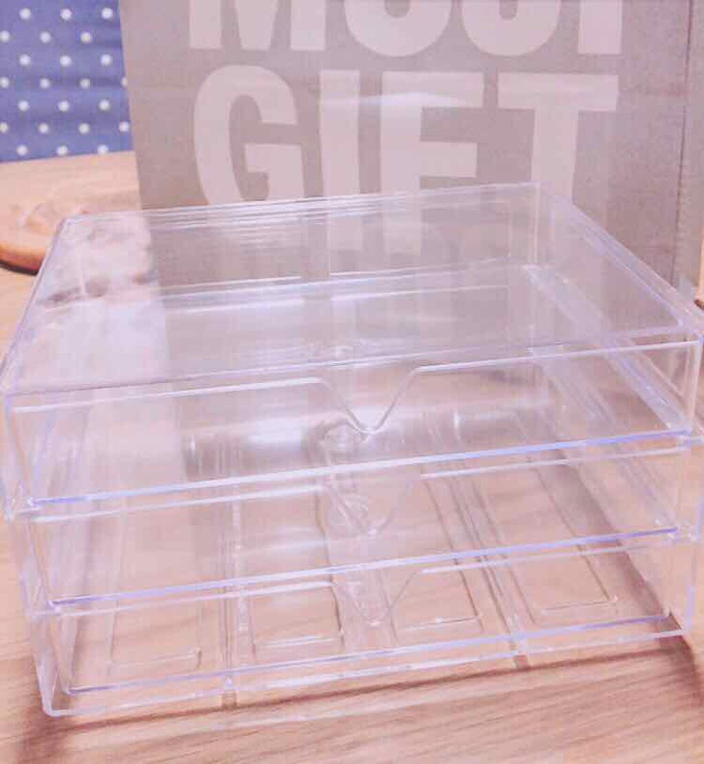 重なるアクリルケース2段引出・大/無印良品/その他化粧小物を使ったクチコミ(2枚目)