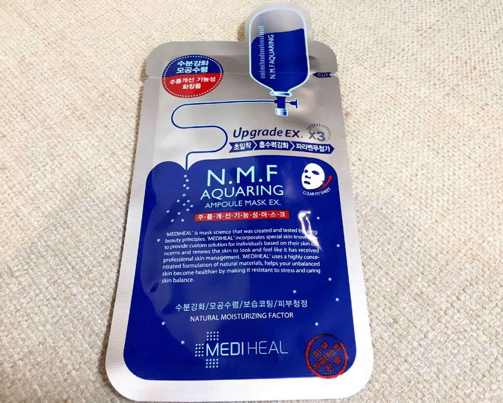 N.M.FアクアアンプルマスクJEX/MEDIHEAL/シートマスク・パックを使ったクチコミ（1枚目）