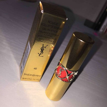 ルージュ ヴォリュプテ シャイン/YVES SAINT LAURENT BEAUTE/口紅を使ったクチコミ(1枚目)