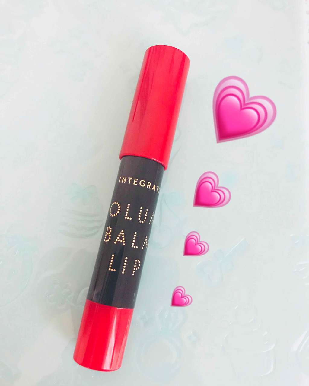 ボリュームバームリップ N/インテグレート/口紅を使ったクチコミ(1枚目)