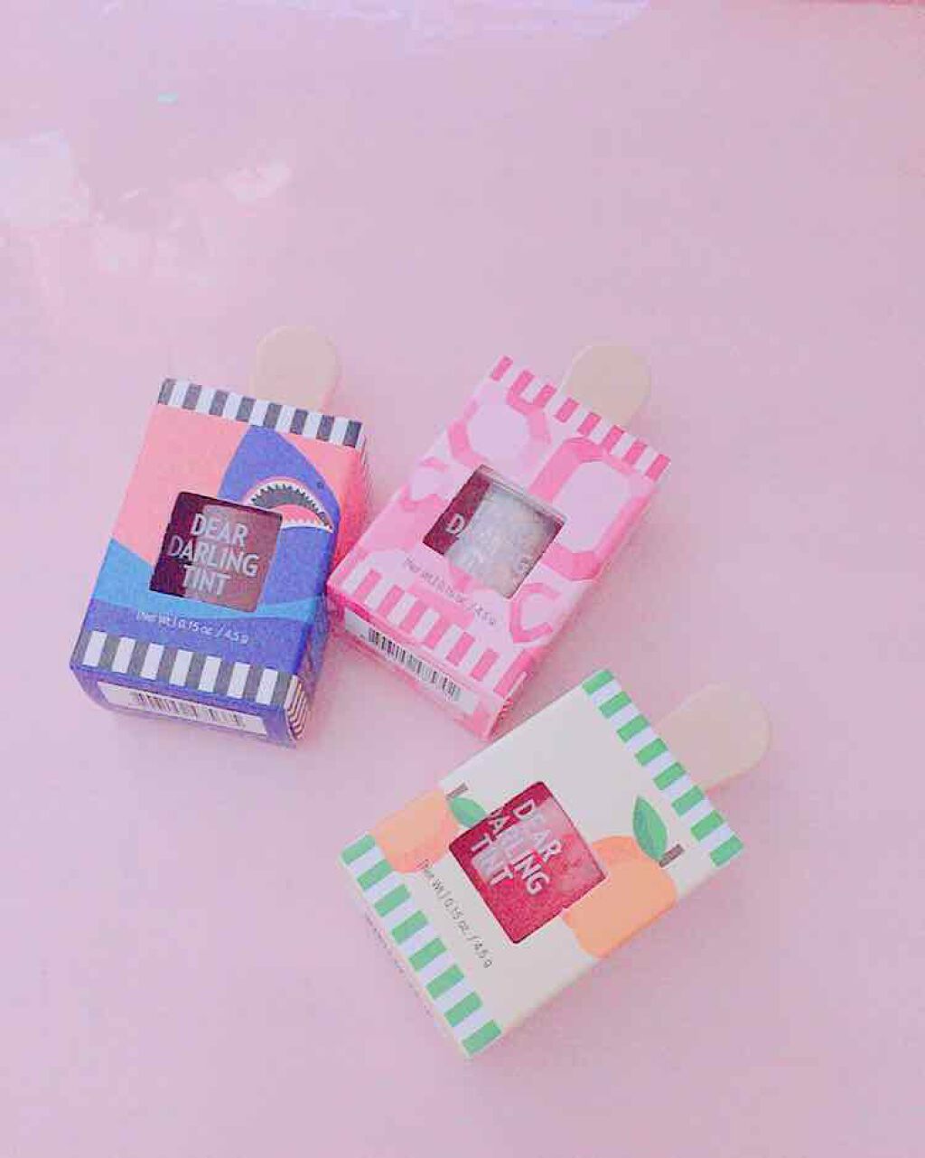 ディアダーリン ウォータージェルティント (アイスティント)/ETUDE/口紅を使ったクチコミ(1枚目)