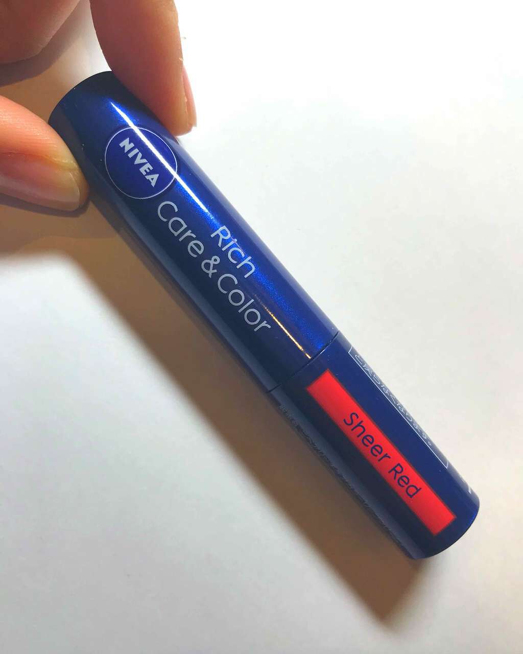 ニベア リッチケア＆カラーリップ/ニベア/リップクリームを使ったクチコミ（1枚目）