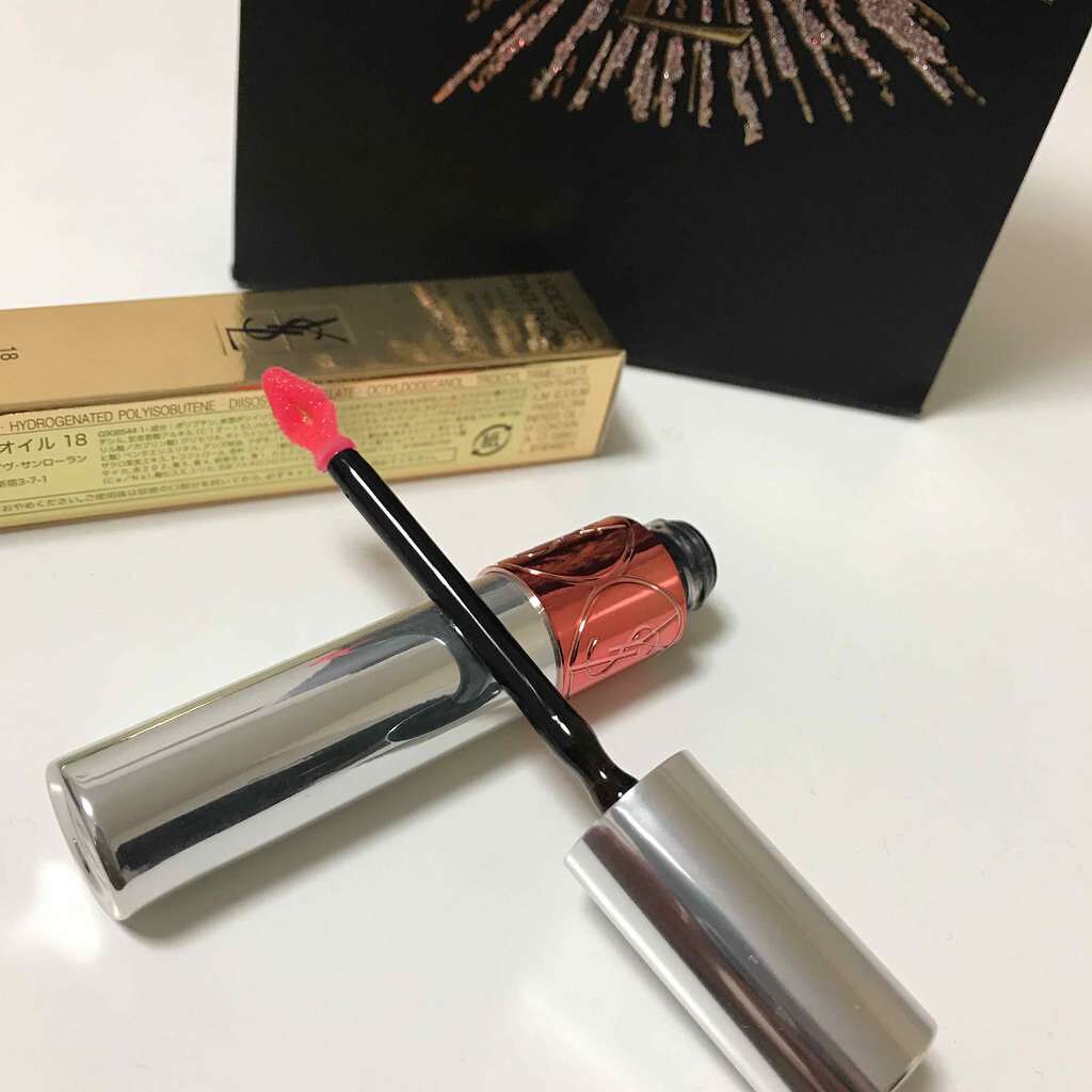 ヴォリュプテ ティントインオイル/YVES SAINT LAURENT BEAUTE/リップグロスを使ったクチコミ（2枚目）