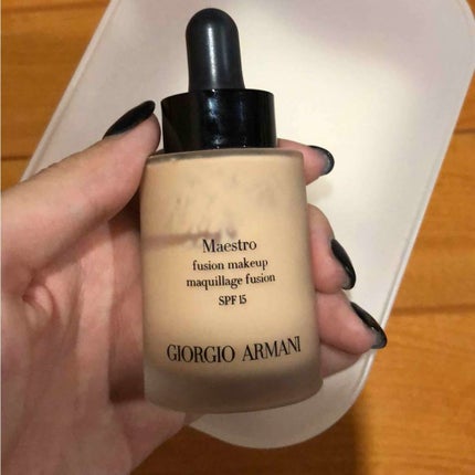 マエストロ ファンデーション/ジョルジオ アルマーニ ビューティ/リキッドファンデーションを使ったクチコミ(1枚目)