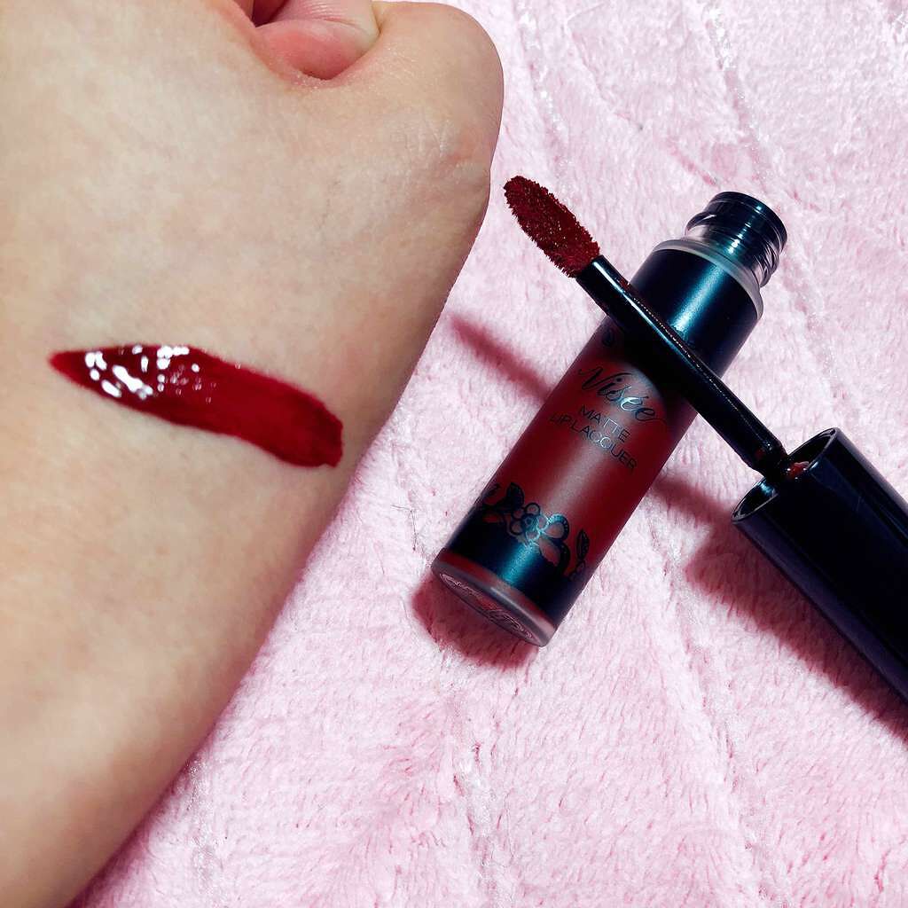 マットリップラッカー/Visée/口紅を使ったクチコミ(3枚目)