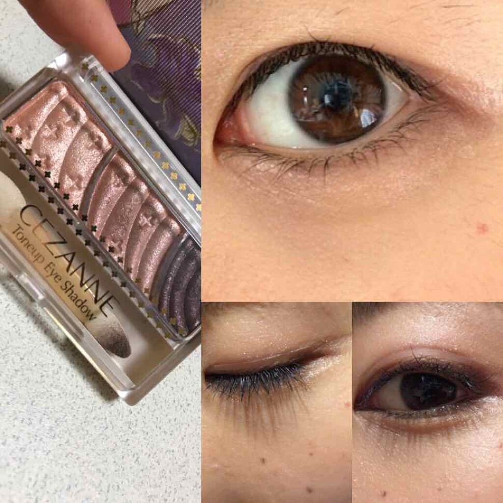 トーンアップアイシャドウ/CEZANNE/アイシャドウパレットを使ったクチコミ(1枚目)