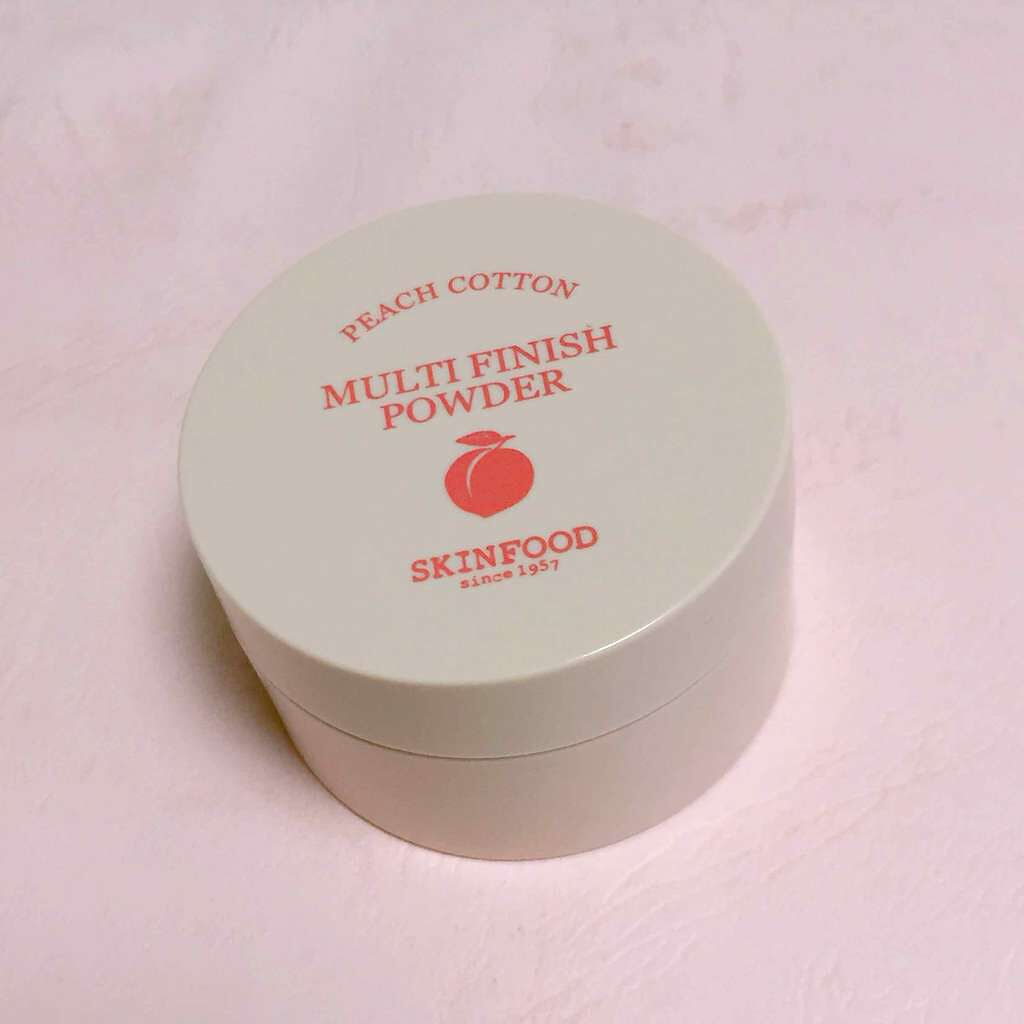 ピーチコットン マルチフィニッシュパウダー/SKINFOOD/ルースパウダーを使ったクチコミ(1枚目)