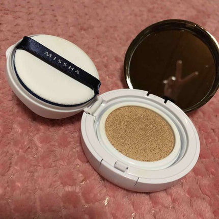 M クッション ファンデーション(モイスチャー)/MISSHA/クッションファンデーションを使ったクチコミ(1枚目)