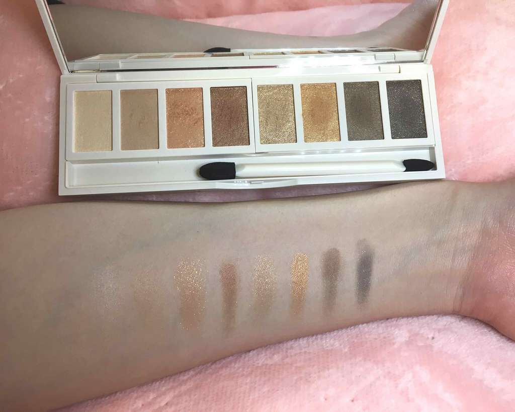 グラマラスヌード アイパレット (クリスマスコフレ 2017)/Visée/メイクアップキットを使ったクチコミ(3枚目)