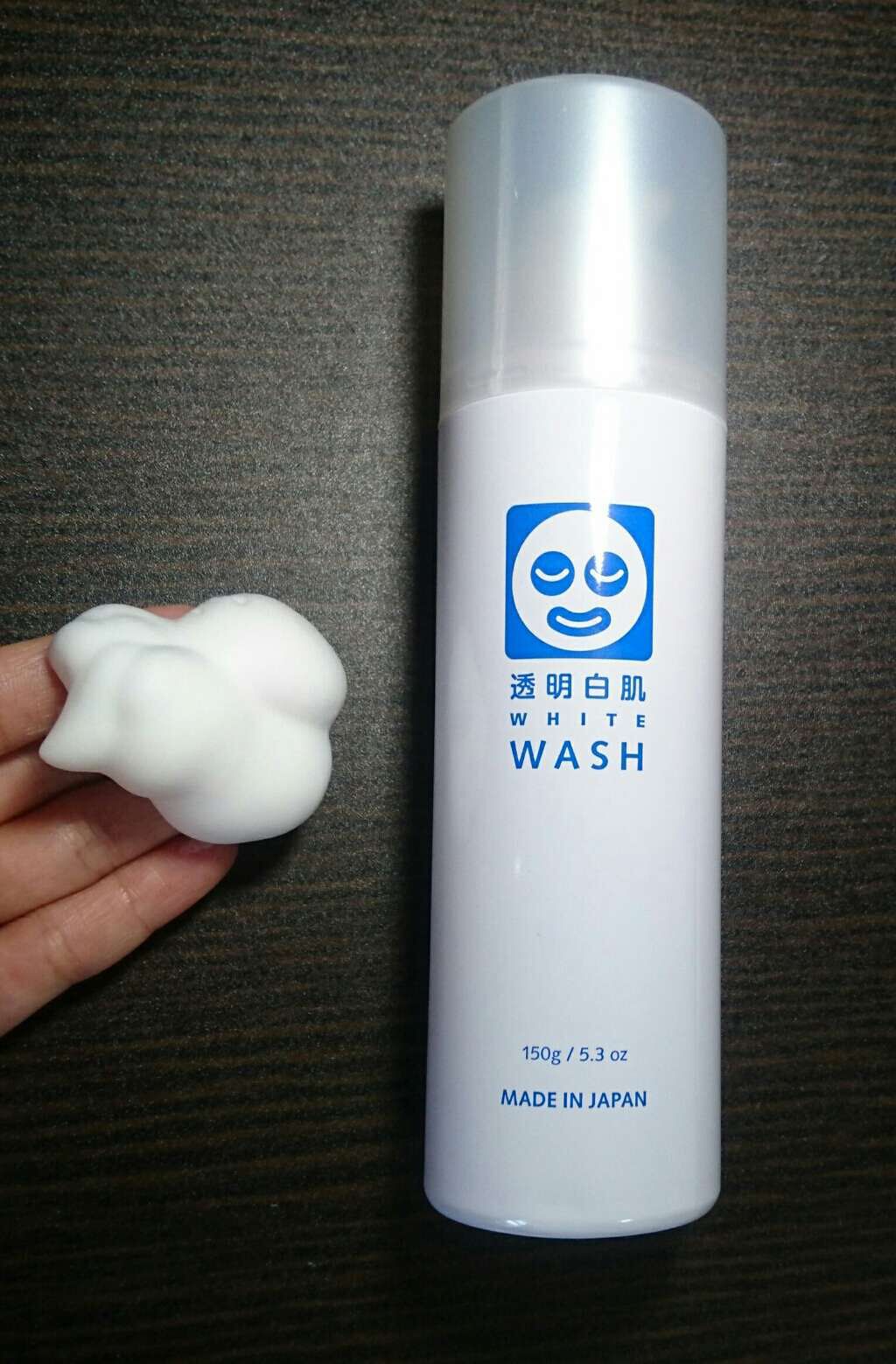 ホワイトウォッシュN/透明白肌/泡洗顔を使ったクチコミ(1枚目)