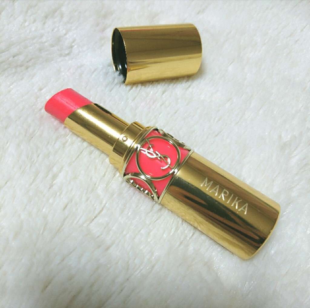 ルージュ ヴォリュプテ シャイン/YVES SAINT LAURENT BEAUTE/口紅を使ったクチコミ(1枚目)