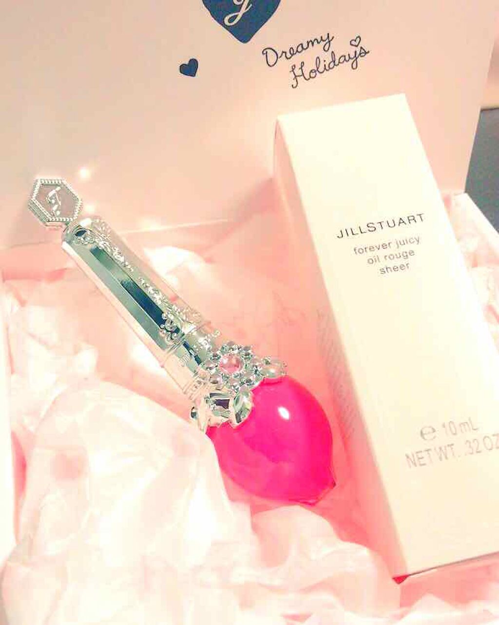 フォーエヴァージューシー オイルルージュ/JILL STUART/口紅を使ったクチコミ(1枚目)