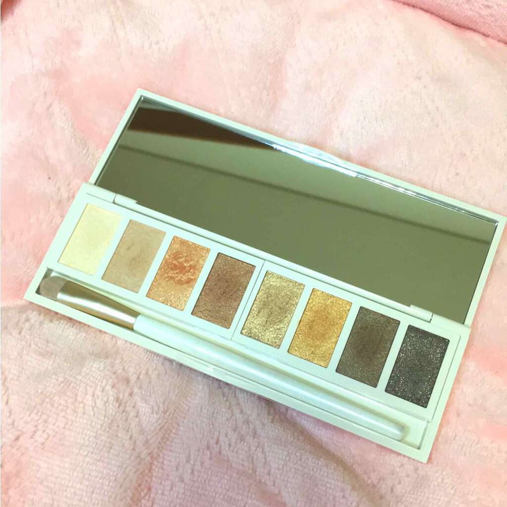 グラマラスヌード アイパレット (クリスマスコフレ 2017)/Visée/メイクアップキットを使ったクチコミ(4枚目)