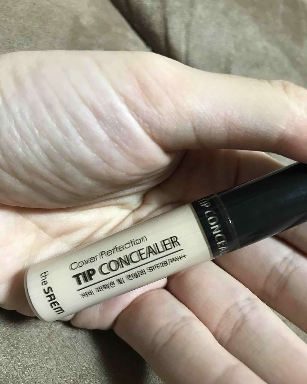 カバーパーフェクション チップコンシーラー/the SAEM/リキッドコンシーラーを使ったクチコミ（1枚目）