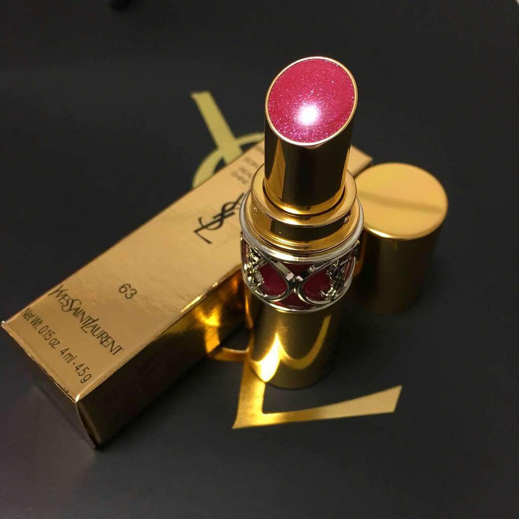 ルージュ ヴォリュプテ シャイン/YVES SAINT LAURENT BEAUTE/口紅を使ったクチコミ(1枚目)