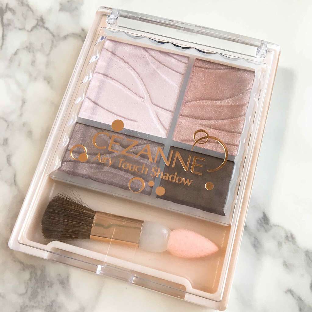エアリータッチシャドウ/CEZANNE/アイシャドウパレットを使ったクチコミ(1枚目)