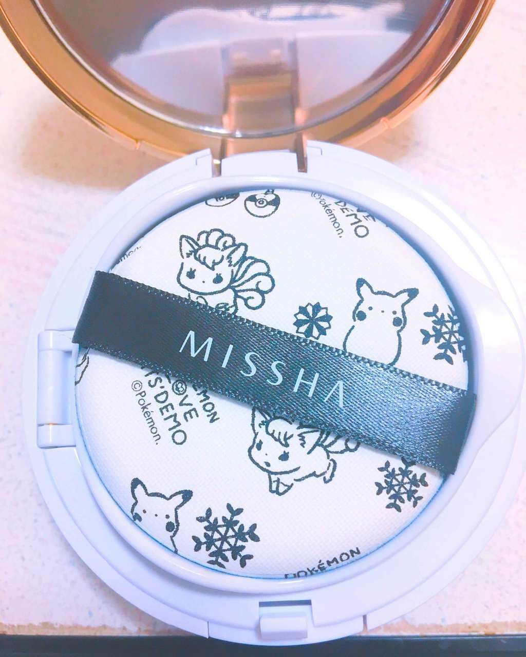 M クッション ファンデーション(モイスチャー)/MISSHA/クッションファンデーションを使ったクチコミ（2枚目）