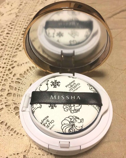 M クッション ファンデーション(モイスチャー)/MISSHA/クッションファンデーションを使ったクチコミ(2枚目)