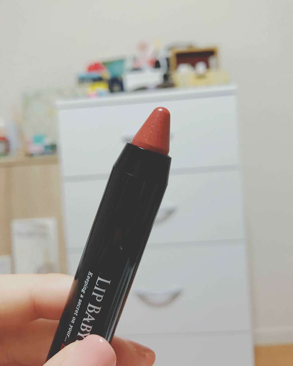 リップベビークレヨン リップ&アイ/メンソレータム/口紅を使ったクチコミ(2枚目)