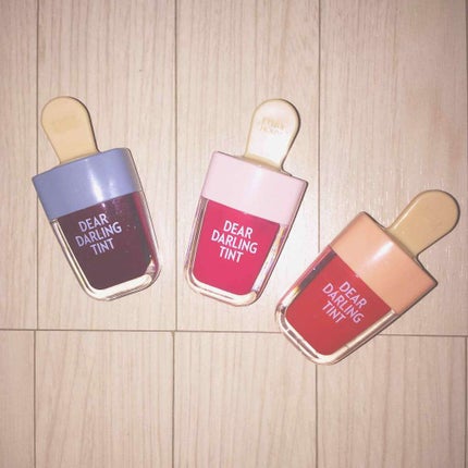 ディアダーリン ウォータージェルティント (アイスティント)/ETUDE/口紅を使ったクチコミ(1枚目)