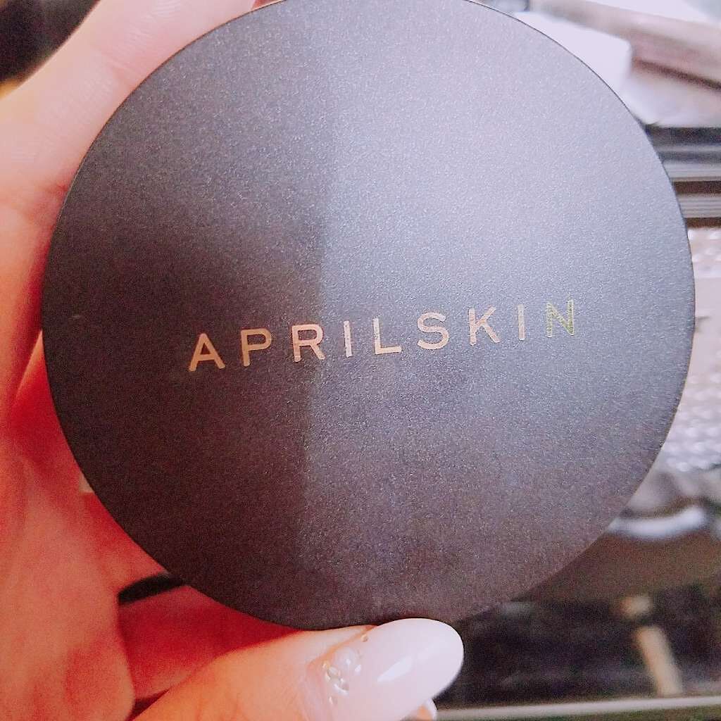 マジックスノークッション ブラック 2.0/APRILSKIN/クッションファンデーションを使ったクチコミ(1枚目)