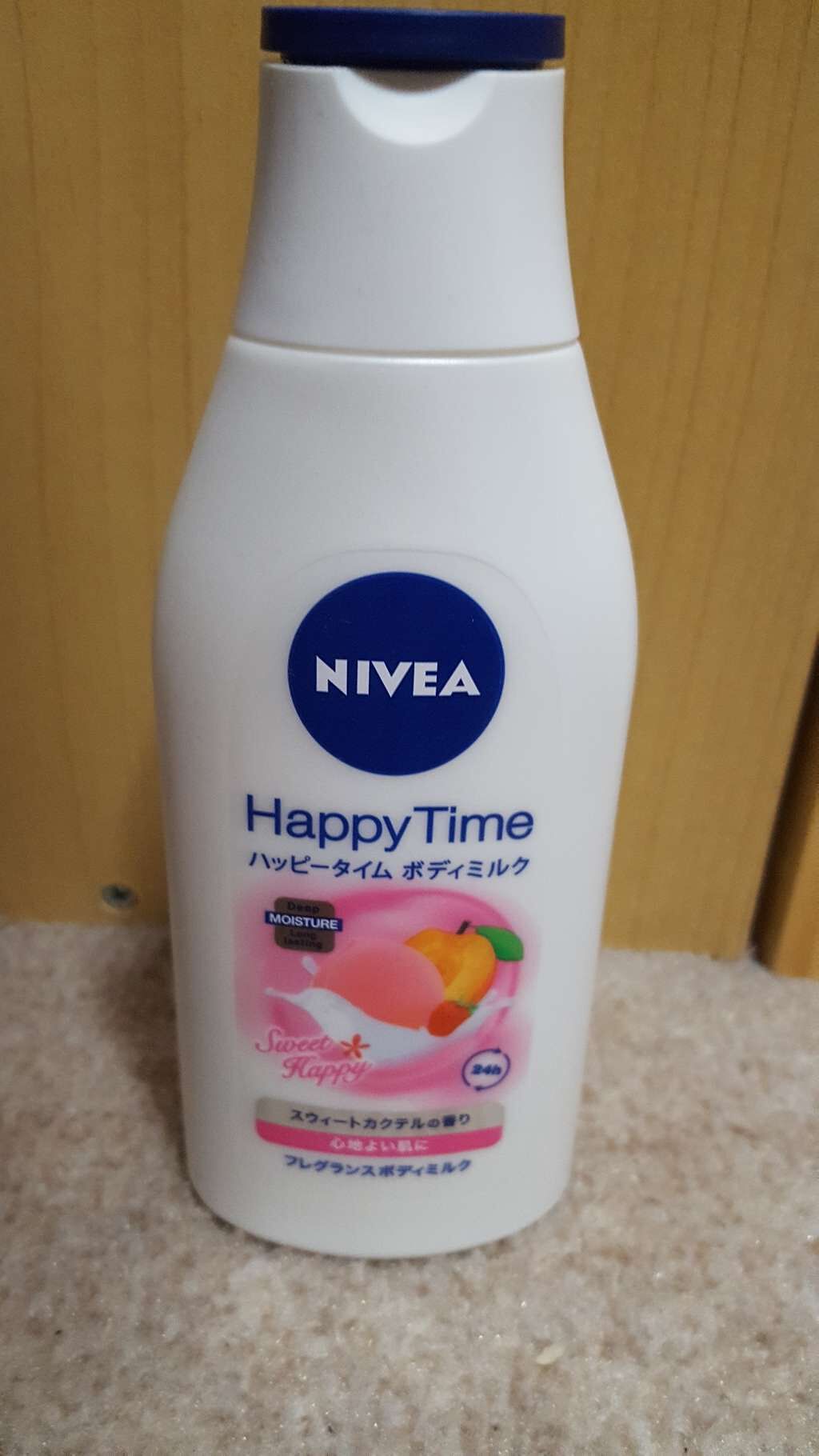 ハッピータイムボディミルク スウィートハッピー/ニベア/ボディミルクを使ったクチコミ(1枚目)
