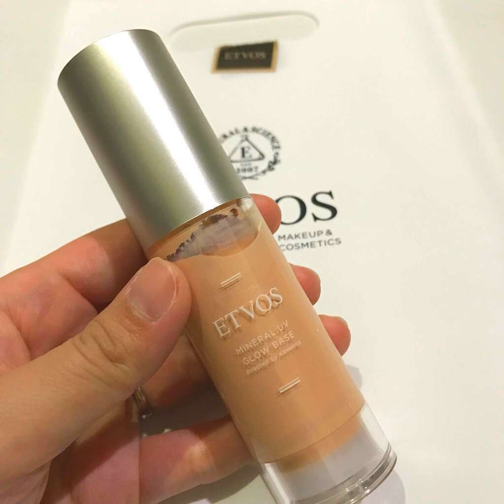 ミネラルUVグロウベース/エトヴォス/化粧下地を使ったクチコミ（2枚目）