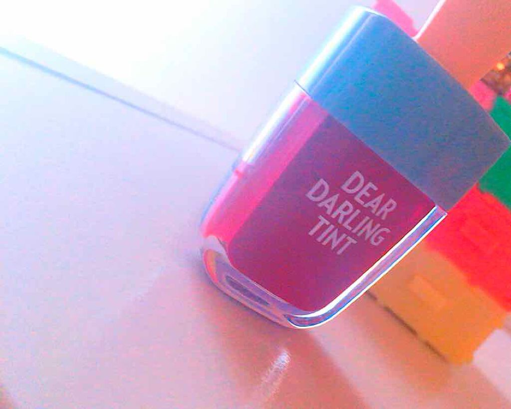 ディアダーリン ウォータージェルティント （アイスティント）/ETUDE/口紅を使ったクチコミ（1枚目）