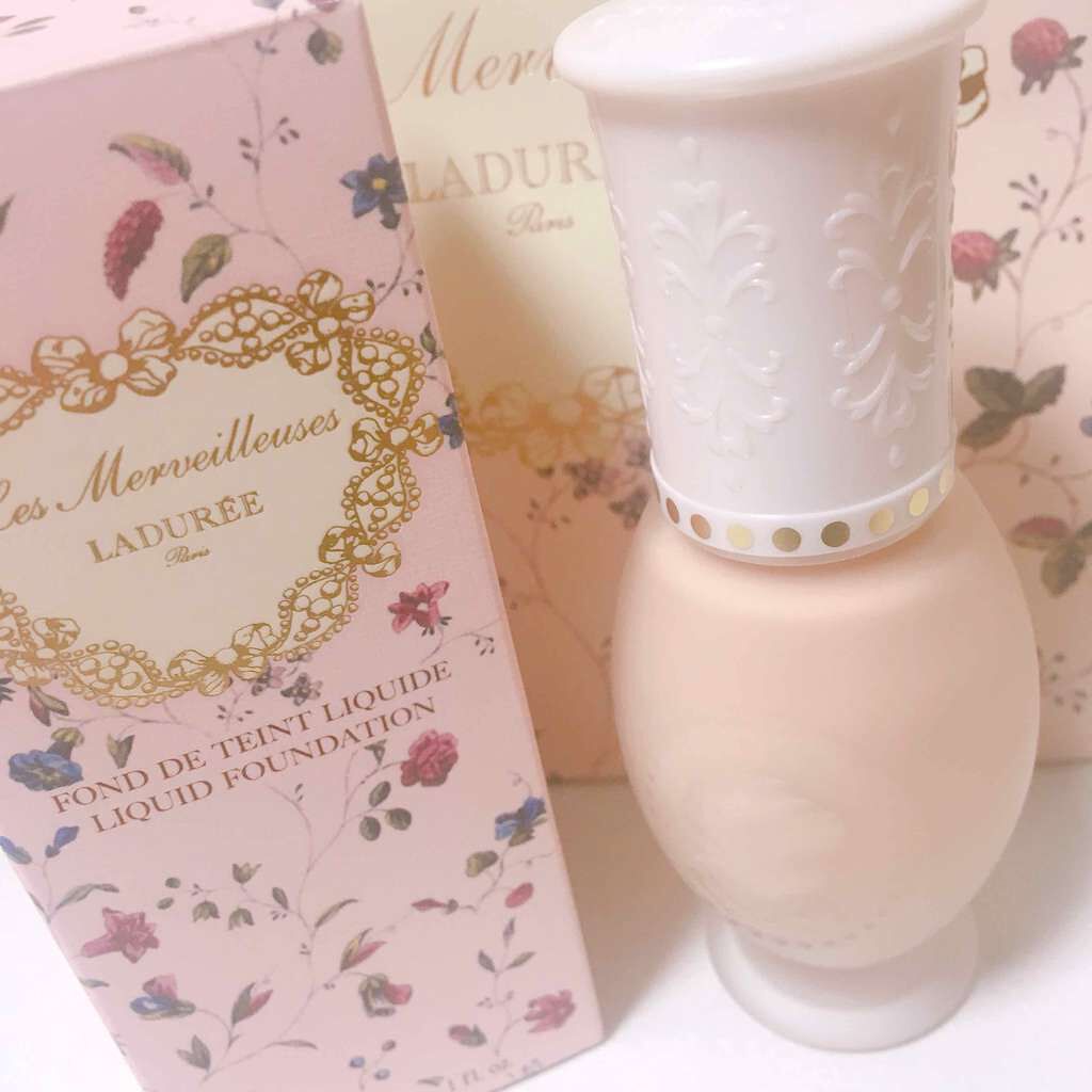 リクイド ファンデーション/レ・メルヴェイユーズ ラデュレ/リキッドファンデーションを使ったクチコミ(1枚目)