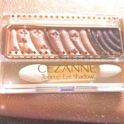 トーンアップアイシャドウ/CEZANNE/アイシャドウパレットを使ったクチコミ(1枚目)