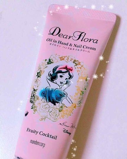 ディアフローラ オイルイン ハンド&ネイルクリーム フルーティカクテル/マンダム/ハンドクリームを使ったクチコミ(1枚目)