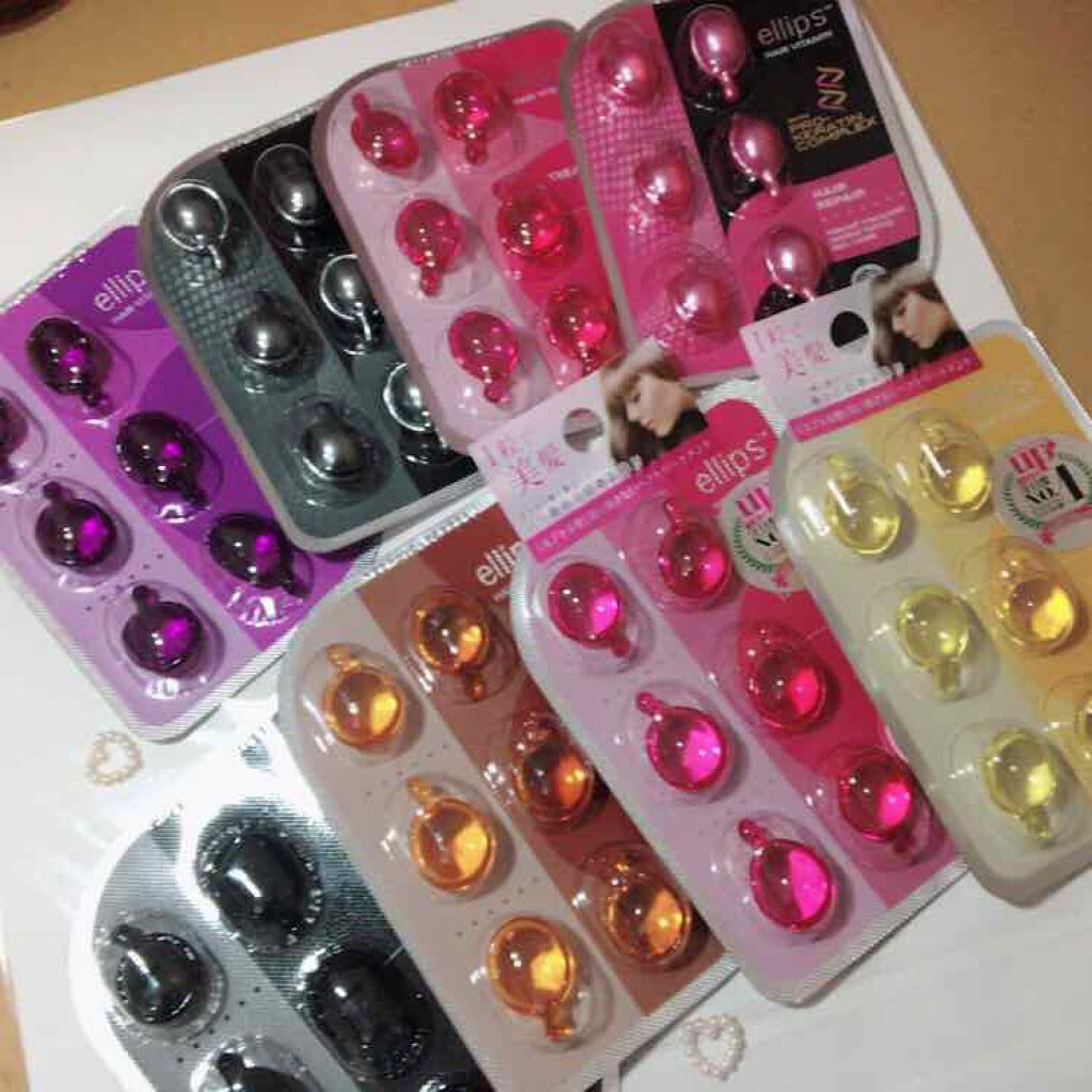 ヘアーオイル【トリートメント】/ellips/ヘアオイルを使ったクチコミ(1枚目)